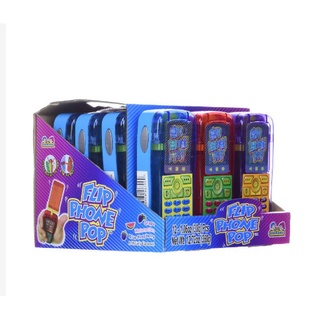 Giá sỉ lốc 12 chiếc kẹo mút đồ chơi điện thoại flip phone pop mỹ hot hit - ảnh sản phẩm 3