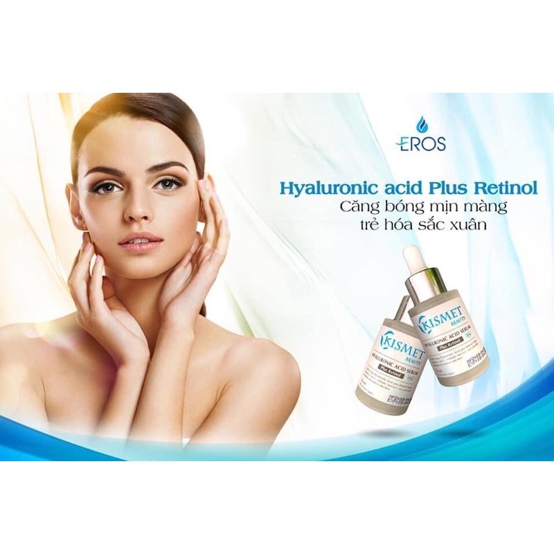 Serum HA retinol Kismet 30ml cấp nước, căng bóng da, ngừa mụn