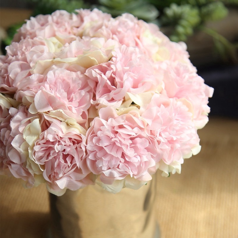 Bó Hoa Mẫu Đơn Giả Trang Trí Tiệc Tiện Dụng