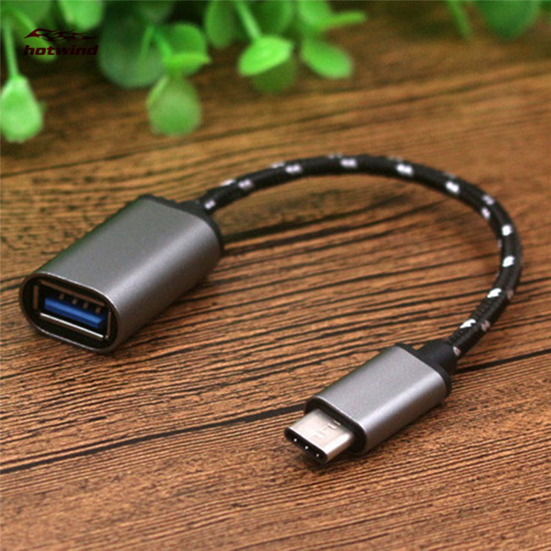 Type-C OTG Adapter Cable USB 2.0 Type-C Male To USB 2.0 A Female OTG Data Cord Adapter