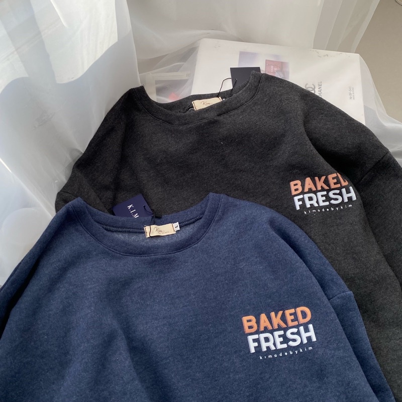 [SW5] Áo Sweater Baked - Áo nỉ không mũ V3 - “Baked Fresh”