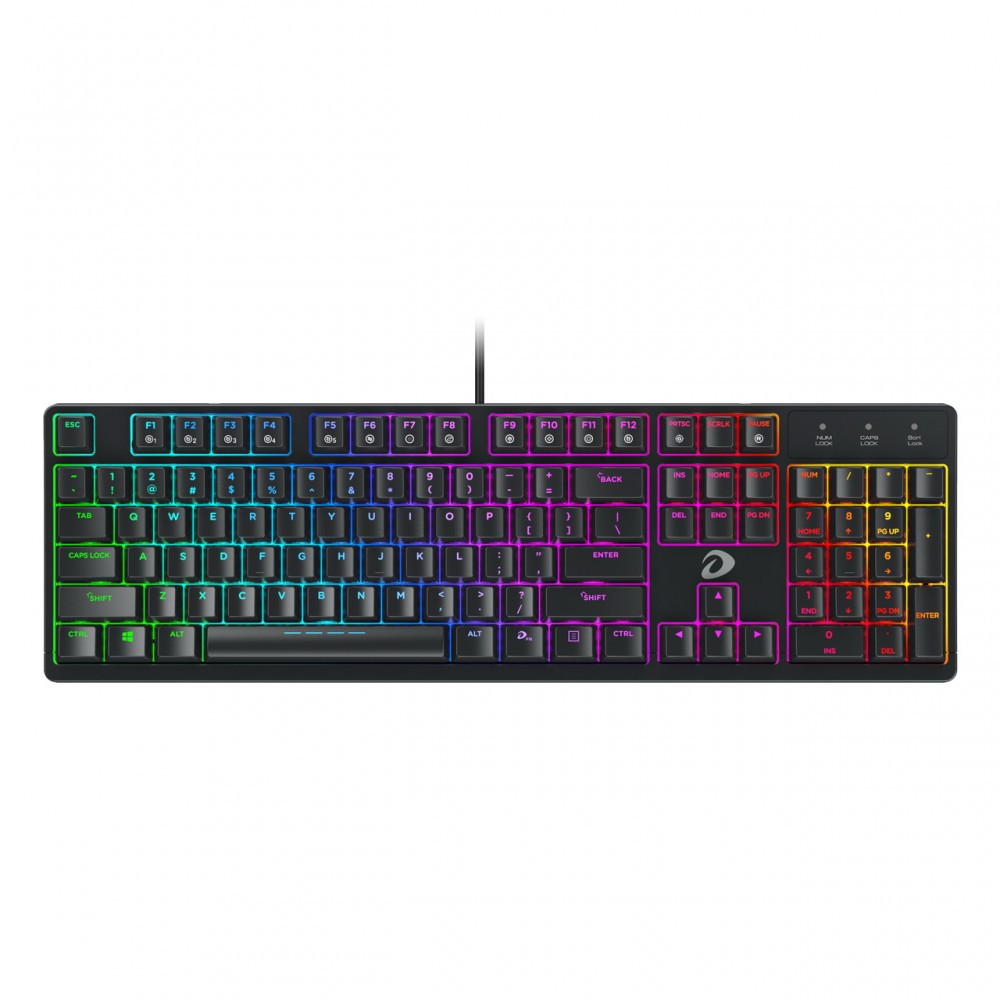 Bàn phím cơ Gaming DAREU DK1280 104KEY (RGB, Blue/ Brown/ Red D switch)