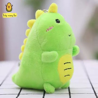 Móc khóa Khủng Long xanh lá Thú Bông phụ kiện túi