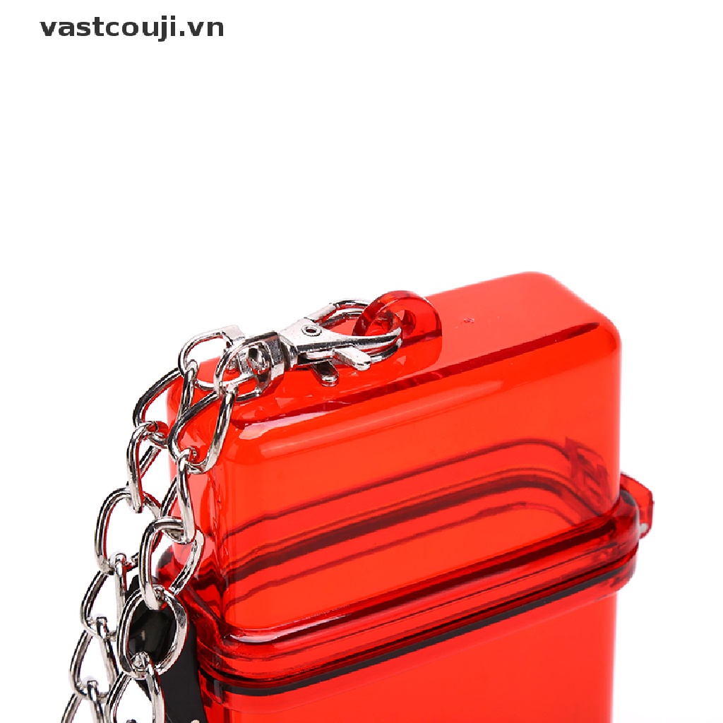 Hộp Đựng Thuốc Lá Bằng Nhựa Chống Thấm Nước Kèm Dây Xích Treo Tiện Dụng