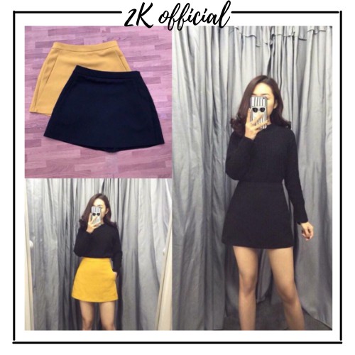 ⚡ Freeship ⚡ Quần giả váy nữ Quần đùi giả váy chữ A siêu xinh cho bạn nữ vải tuyết mưa hàng đẹp