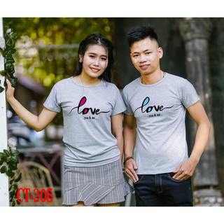 áo thun cặp chibi đôi dễ thương