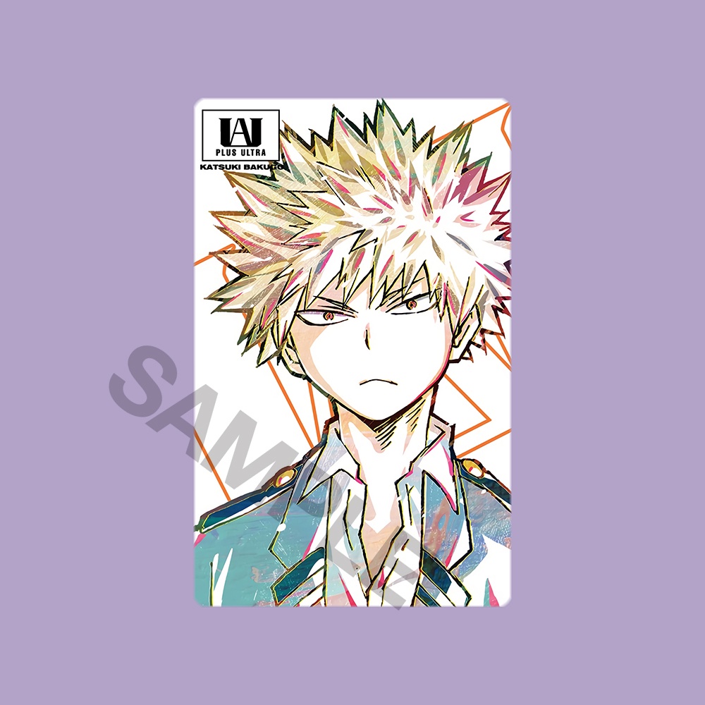 M4 Ảnh card bo góc in hình BOKU NO HERO ACADEMIA ver ANI ART Học Viện Anh Hùng thẻ bo viền 5*8cm anime chibi #