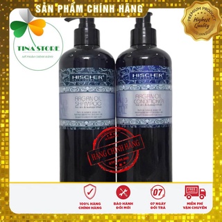 🔥cặp dầu gội xả hischer argan oil |giảm rụng tóc, phục hồi tóc khô xơ, hư tổn| hàng chính hãng