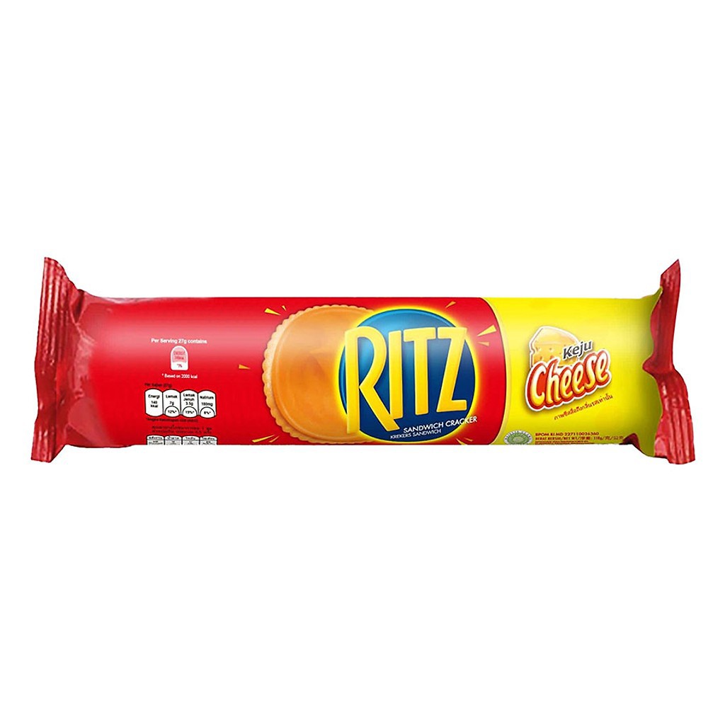 [Mã GRO1KD55 giảm 10% đơn 150k] Bánh Ritz Vị Phô Mai 118g