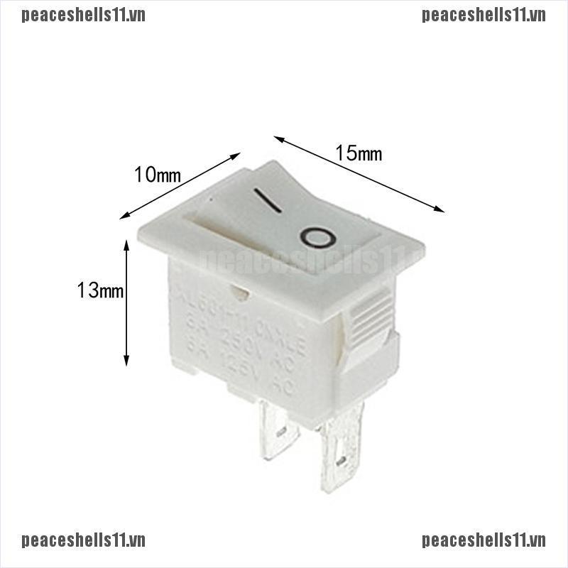 1 Công Tắc ON / OFF Mini 10 * 15mm 2Pin ON / OFF Cho Xe Hơi / Tàu Thuyền