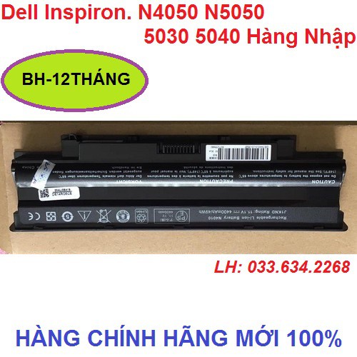 Pin Laptop Dell Inspiron. N4110 N4050 - HÀNG CHÍNH HÃNG