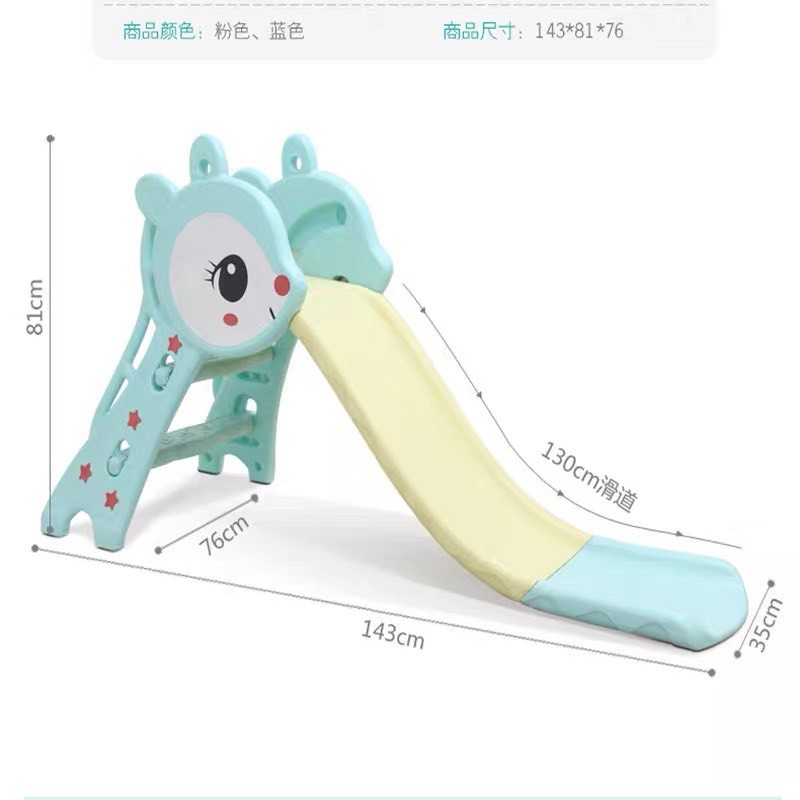 CẦU TRƯỢT CHO BÉ- CẦU TRƯỢT 3 IN 1 - MẪU HỒ LY - HOLA - MẶT GẤU - TẢI TRỌNG 60 KG