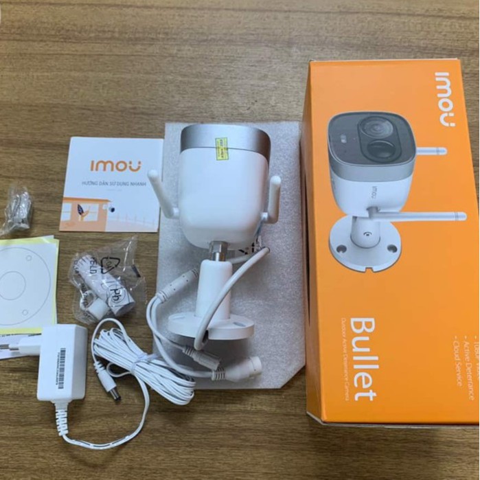 Camera Ip WiFi Ngoài Trời 2.0Mp IPC-G26EP-IMOU (G26EP), Đàm Thoại 2 Chiều, Hồng Ngoại 30m, Chuẩn Onvif - Chính Hãng