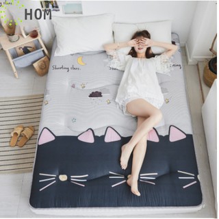 Nệm trải nệm sinh viên họa tiết dễ thương gấp gọn j26