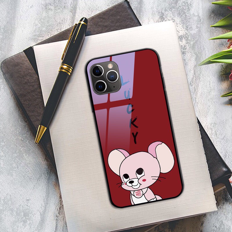 Ốp lưng iphone kính chuột jerry case 14plus 14 pro max 13 12 promax 11 mini 6 6s 7 8 plus x xr xs Se