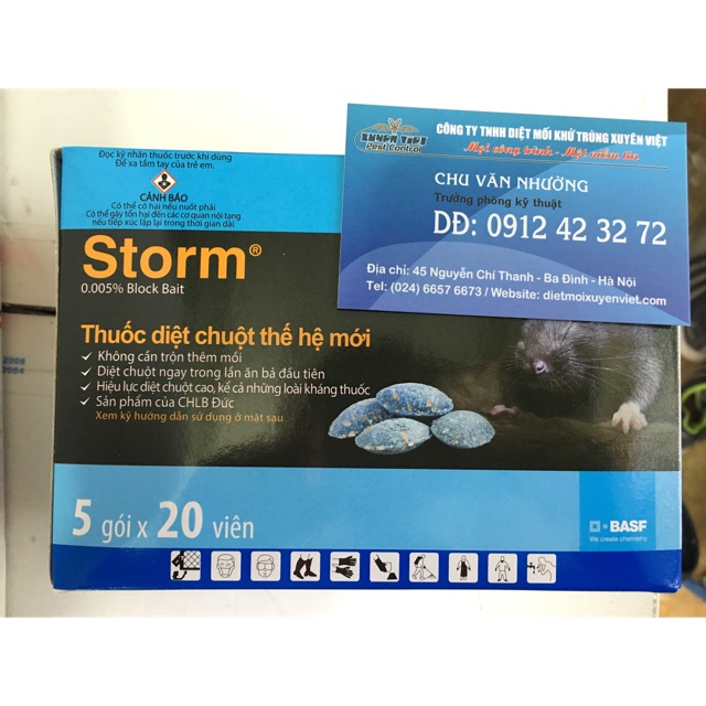 Thuốc diệt chuột sinh học STORM