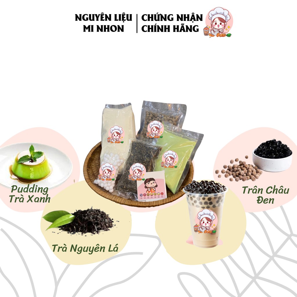 [Mã GROXUAN1 giảm 8% đơn 150K] Trà Sữa Tự Pha Set Nguyên Liệu Trà Sữa Thái Xanh (40 - 45ly) - NGUYÊN LIỆU BẾP MI NHON | BigBuy360 - bigbuy360.vn