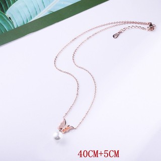 Dây Chuyền Bướm Titan Ko Đen TT 2294