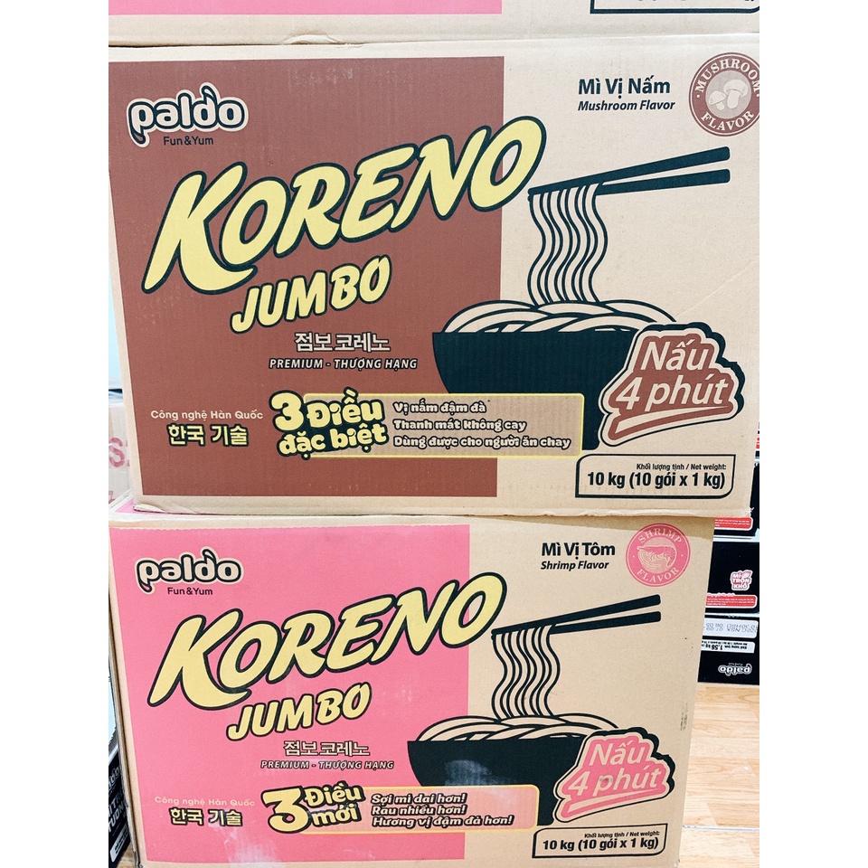 Mỳ cay koreno lốc 10 gói 10x100gr