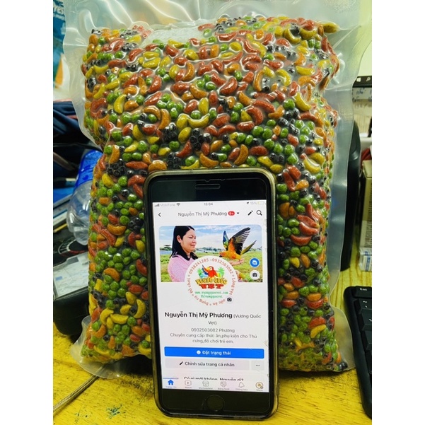 Hạt trái cây Kaytee gói 1kg dành cho Vẹt