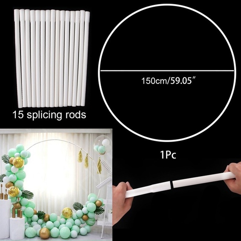 Giá Đỡ Bong Bóng Hình Tròn 200CM Trang Trí Đám Cưới Tiệc Sinh Nhật Bé
