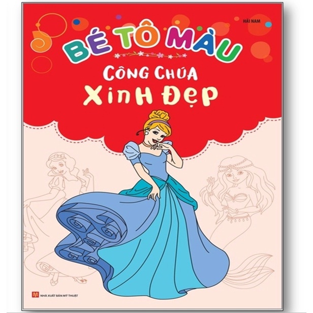 Sách - Bé tô màu - Công chúa xinh đẹp