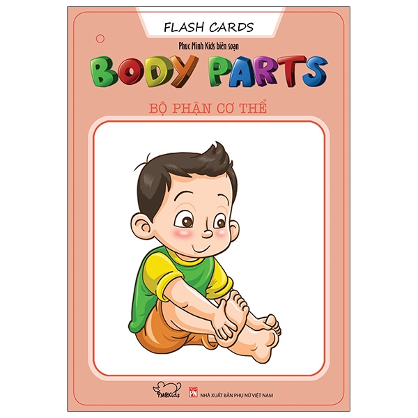 Sách Flash Cards Anh - Việt - Body Parts - Bộ Phận Cơ Thể