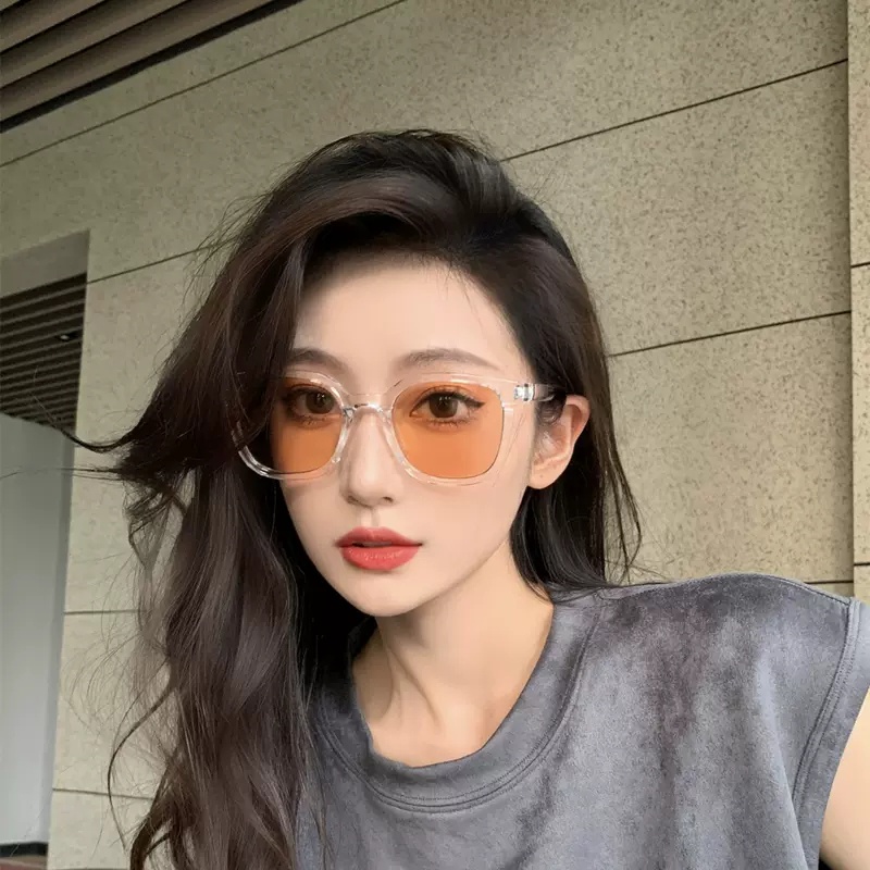 Kính Mát Gọng Vuông Chống Tia UV400 Thời Trang Cho Nam Nữ