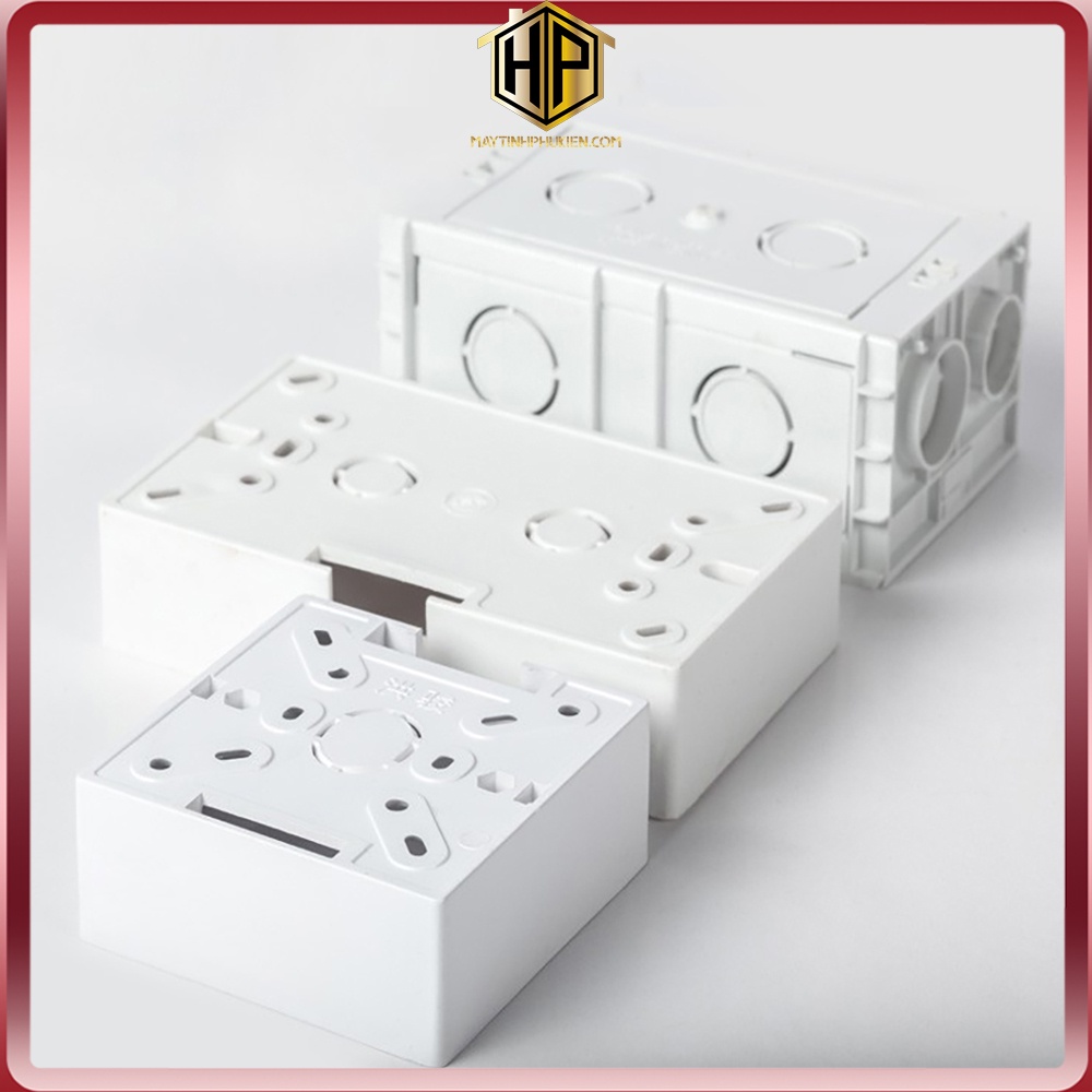 Đế điện âm tường đôi LGtech chuẩn Châu Âu