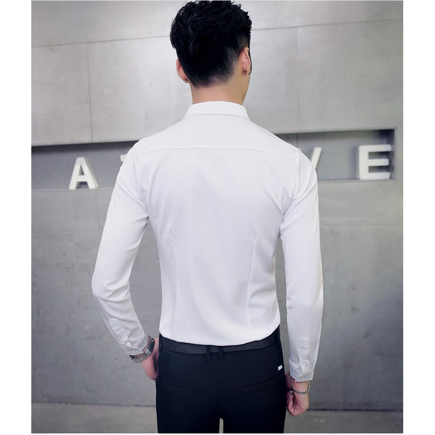(TRỢ GIÁ)Áo Sơ Mi Hàn Quốc Cao Cấp Mác Thêu SM00003 | BigBuy360 - bigbuy360.vn
