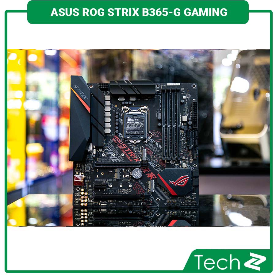 [CHÍNH HÃNH] Mainboard ASUS ROG STRIX B365-G GAMING (Intel B365 , Socket 1151, m-ATX, 4 khe RAM DDR4)