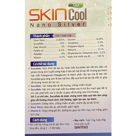 Kem Skin Cool Dưỡng Da, Giữ Ẩm, Giúp Giảm Sẹo, Giảm Thâm, Nám