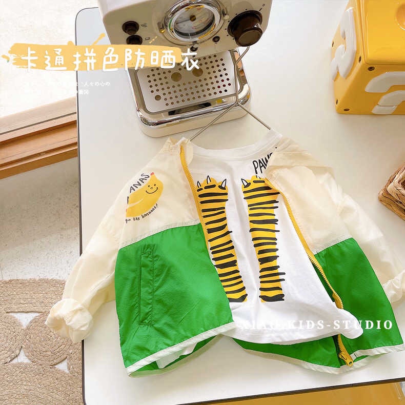 [Babycat] Hàng Có Sẵn Áo Khoác Mỏng Chống Nắng Điều Hòa Khí Thời Trang Mùa Hè Hàn Quốc Nhật Bản Mới Dành Cho Bé Trai Và Bé Gái
