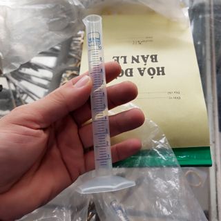 Ống đong nhựa đo thể tích, chia vạch xanh 10-20-50-100ml