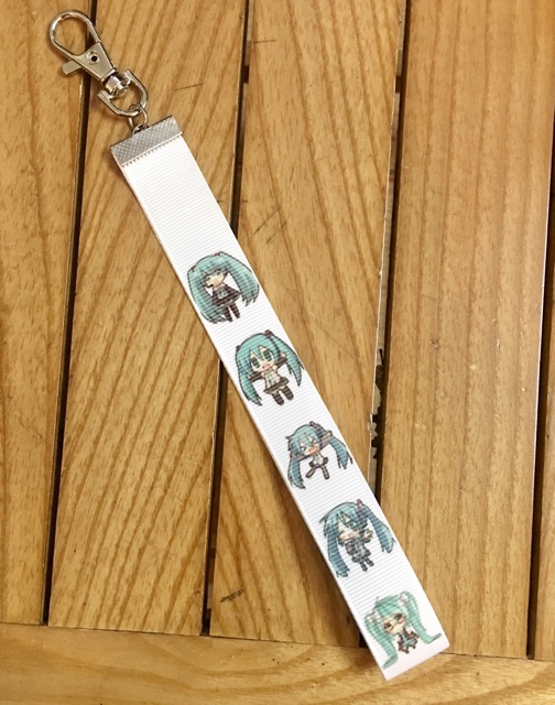 Móc nametag miku dây strap rinlen