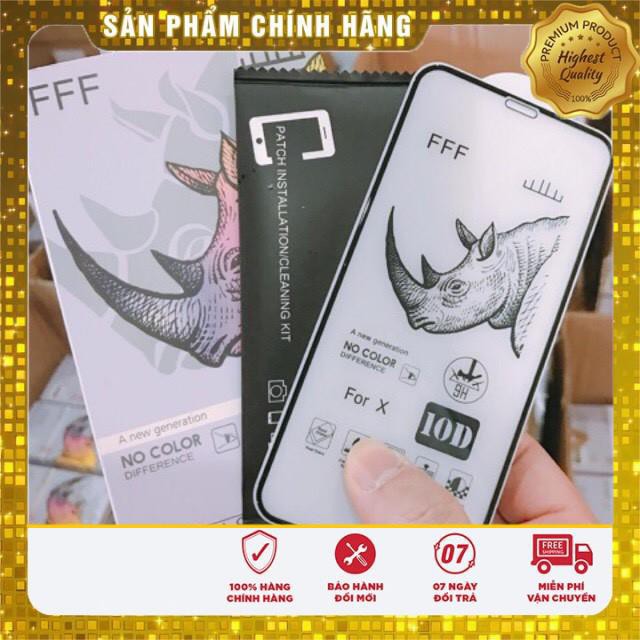 Cường Lực Full Màn 10D Tê Giác tất cả các dòng iPhone