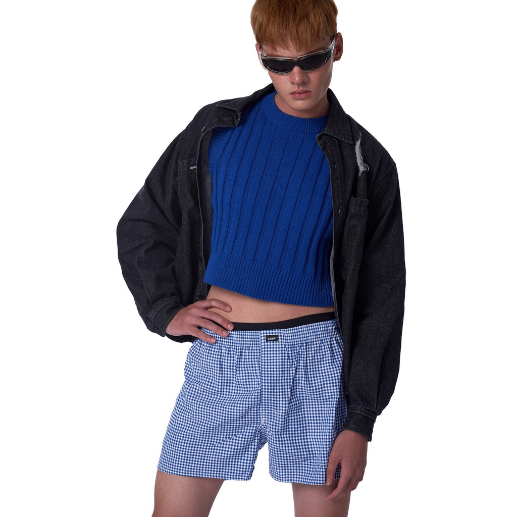 ÁO SƠ MI RÁCH TAY DÀI LIDER STEVE RIPPED DENIM SHIRT