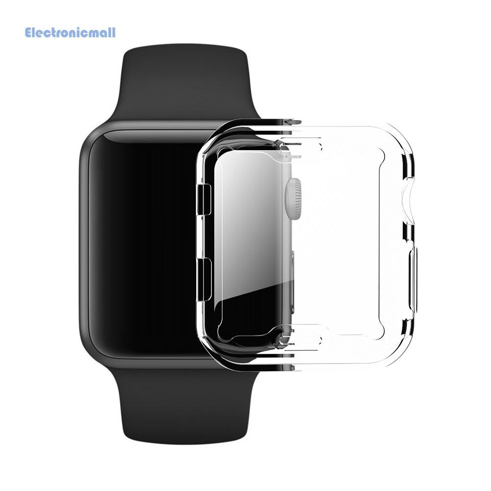 Set 3 Ốp Tpu Trong Suốt Bảo Vệ Màn Hình Cho Đồng Hồ Thông Minh Apple Watch Series 6 5 4 Se Series01