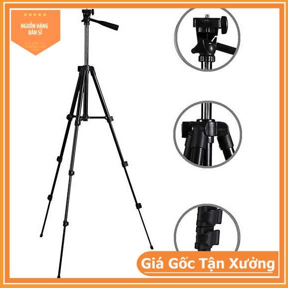 Gậy livetream 3 chân chụp hình máy ảnh, điện thoại Tripod TF - 3120 loại tốt