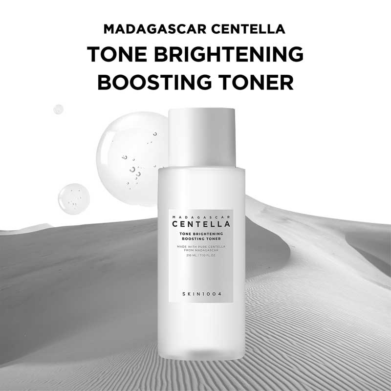 Nước hoa hồng dưỡng trắng da SKIN1004 Madagascar Centella Tone Brightening Boosting Toner 210ml