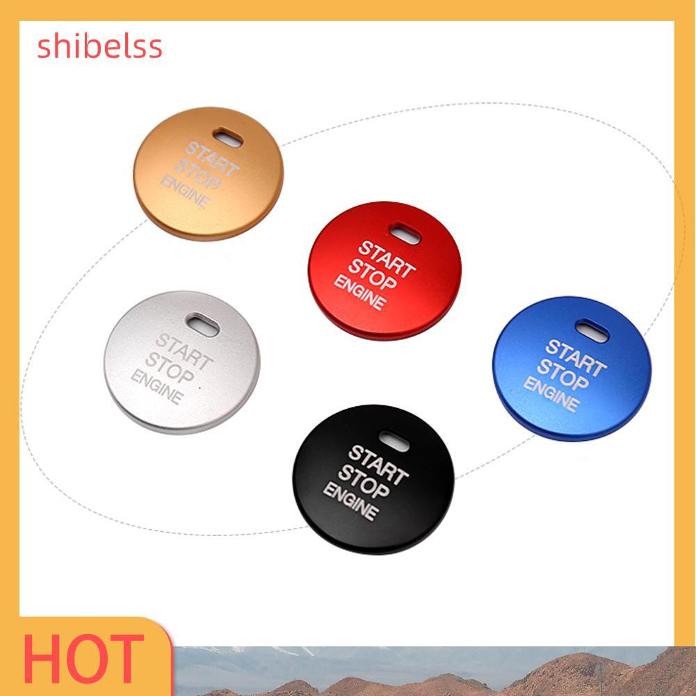 （ʚshibelss）Car Engine Start Stop Push Button Cap Cover Trim for Mazda 3 Axela CX-3-4-5