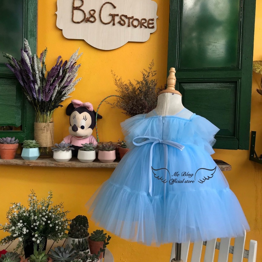 Đầm công chúa viền cườm cho bé gái-Thời trang cho bé-váy công chúa cho bé gái, Váy TRẺ EM-Đầm BÉ GÁI-Mẹ BốngPrincess dre