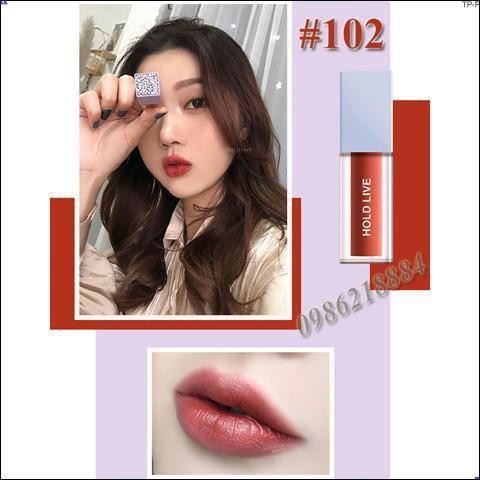 Son kem nắp đính đá Hold Live Velvet Matte Lip SX