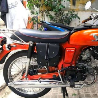 Túi da treo hông xe máy