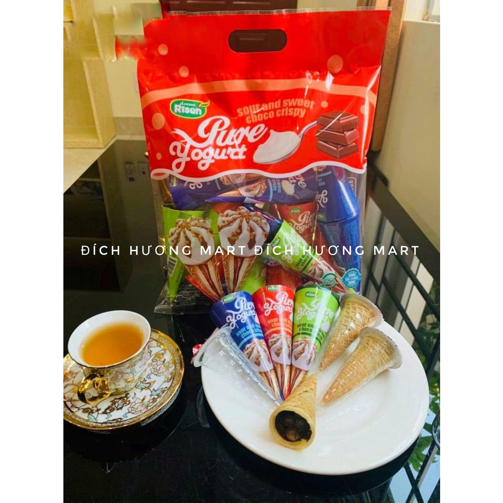 Bánh ốc quế Pure Yogurt Risen 320g