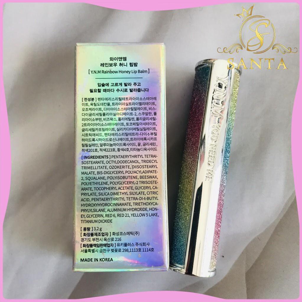 [CHÍNH HÃNG] Son dưỡng YNM Rainbow Honey Lip Balm