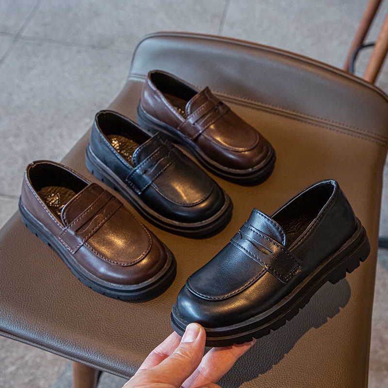 Giày Da Công Chúa Phong Cách Anh Quốc Thời Trang Mùa Xuân Cho Bé Trai Gái 2022 Scho