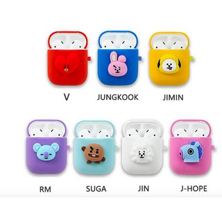 Vỏ Bọc Tai Nghe Airpod BT21 Mẫu 1 - Case Airpod (Không bao gồm tai nghe)
