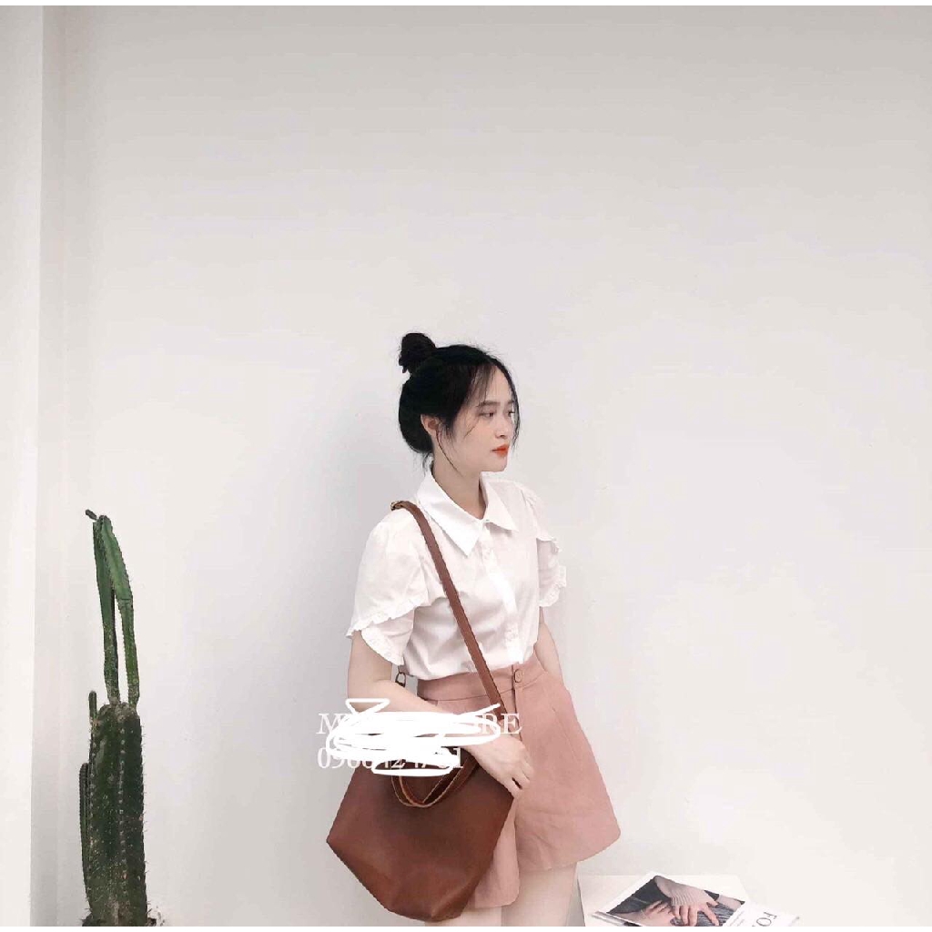 Set áo sơ mi quần đùi kaki