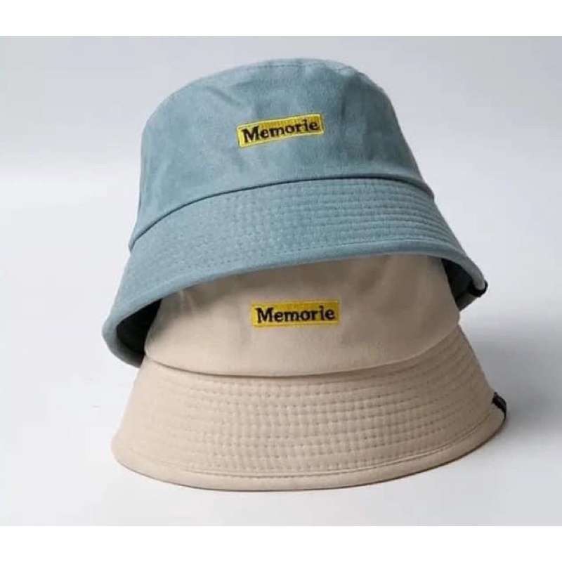 Mũ bucket vải thêu chữ thời trang trẻ trung (FH16)